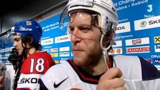 Paul Stastny after loss against Czech 14finals [upl. by Haberman]