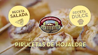 Piruletas de Hojaldre  Recetas Casa Tarradellas [upl. by Raul]