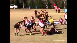 Big Hit womens Rugby SO vs Davenport University [upl. by Anila]