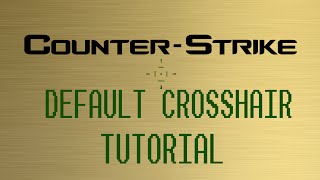 EASY How To Get DEFAULT Crosshair CSGO [upl. by Sallyanne]