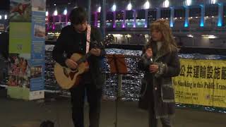 假使世界原來不像你預期  方皓玟 Cover by Carmen Kassidi 尖沙咀碼頭Busking 20171218 [upl. by Kovacev353]