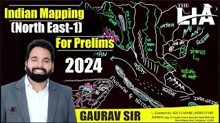 Indian Mapping North east part1 on India Map भारत का मानचित्र  PART 1 By Gaurav Sir [upl. by Labina60]