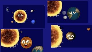 all the planets and dwarf planets and sun and moon klt [upl. by Elyad]