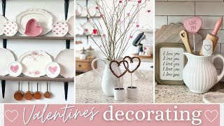 💗 VALENTINES DAY DECORATE WITH ME 💗 VALENTINES DAY DECOR 💗 SIMPLE VALENTINES DAY DECORATING IDEAS [upl. by Flowers]