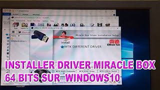 driver miracle box 64 bits comment linstaller sur windows 10Tutos complet [upl. by Analah]