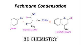 Pechmann Condensation  pechmann reaction mechanism  organic chemistry [upl. by Filmer]