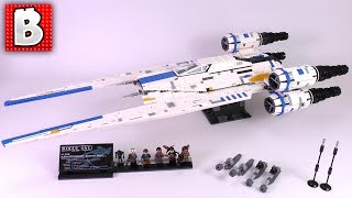 LEGO Star Wars UWing Ultimate Collector Series MOC Review 3000 parts Designer Mirko Soppelsa [upl. by Luahs]