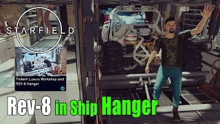 Starfield Trident Workshop and Rev 8 Hanger [upl. by Lirret299]