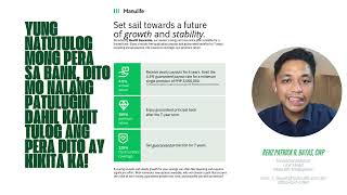 MANULIFE WEALTH GUARANTEE  WITH 45 ANNUAL CASH PAYOUT RATE amp 100 MONEYBACK NO RISK INVESTMENT [upl. by Ahsenar645]