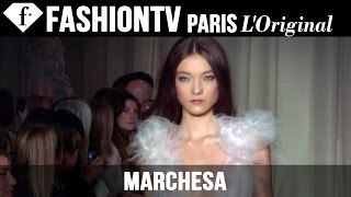 Marchesa SpringSummer 2015 ft Anna Wintour Rita Ora  London Fashion Week LFW  FashionTV [upl. by Ardekan]