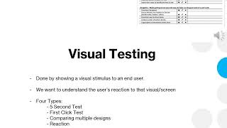 Types of UX evaluation techniques  Heuristics and Visual Testing [upl. by Adnik667]