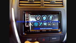 Mitsubishi ASX con navigatore Doppio DIN Kenwood DNX5280BT e USB OEM [upl. by Aztin]