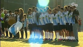 Fútbol gaélico masculino Galicia Francia amigable Deporte galego CRTVG [upl. by Bleier]