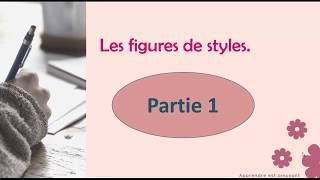 Les figures de stylecest facile partie1 [upl. by Raynold899]