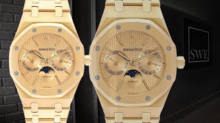 Audemars Piguet Royal Oak Yellow Gold Day Date Moonphase Mens Watch 25594  SwissWatchExpo [upl. by Arykat]