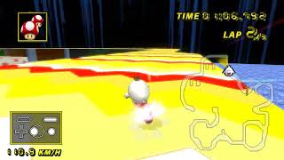 Mario Kart Wii CTGP Classic  Yoshi Lagoon Staff Ghost  301840 [upl. by Sheeb404]