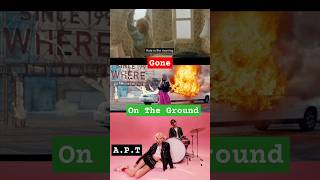 ROSES ALL SOLO SONGS GONE VS ON THE GROUND VS APT rose blacklabel blackpink apt brunomars [upl. by Keheley]