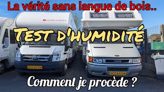 Campingcars  Et le test dhumidité alors  quotMaquot vérité [upl. by Prestige]