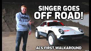 Singers ACS up close the safari Porsche 911 964 reimagined for the Dakar [upl. by Nivlag152]