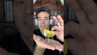 Minature Eames Chair by Michael Yurkovic midcentury mcm mini dollhouse scalemodel fyp [upl. by Serg]