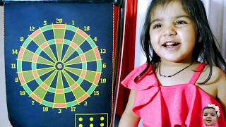 Kids Magnetic Dart Board Game  Dart Board Game By Kid  Activities Of 2 Year Kid  Safe Dartboard [upl. by Muller]