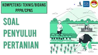 Soal Penyuluh Pertanian PPPK CPNS [upl. by Haon]