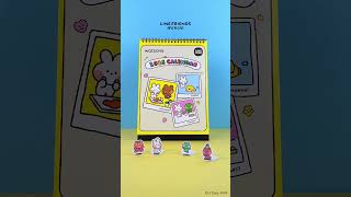 LINE FRIENDS CALENDAR  Get you a new calendar [upl. by Linnell453]