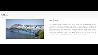 Atal Pedestrian Bridge Sabarmati Riverfront Ahmedabad Gujarat India  Ourfunfactory [upl. by Adnil]