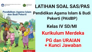 Latihan Soal Sumatif Akhir Semester SAS PAIdBP Kelas 4 Semester 1 [upl. by Llyrat86]