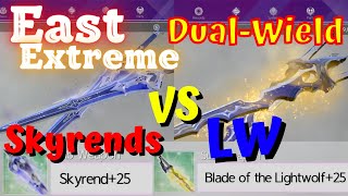 Sword Art Online Alicization Lycoris Skyrend VS Blade Of The LightWolf East Extreme DualWield [upl. by Yurik]