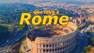 Top 20 des Endroits à Visiter à Rome  en Italie  Voyage Vidéo [upl. by Latyrc]