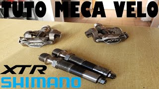 Comment changer laxe de ses pédales SHIMANO XTR TUTO7 [upl. by Nino]