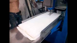 Automatic Airlaid Tissue and Airlaid Paper Napkin Even Folding Machine [upl. by Adnauqahs]