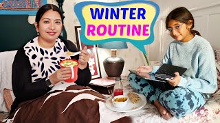 My Family Winter Routine  Anantyas School Change Update  CookWithNisha [upl. by Epilef665]