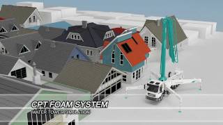 EVERDIGM fire truck water tower system [upl. by Ozne]