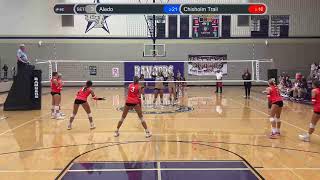 Aledo vs Chisholm Trail 20241029 Day 1 Match 1 1st Set [upl. by Liba]