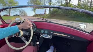 1957 Porsche 356 Speedster widebody replica reverse then forward [upl. by Melena]