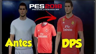 Como criar o 3° uniforme do Real Madrid 201819 PES2018 [upl. by Nwahsor]