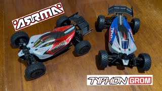 UNBOXING 2 ARRMA Typhon Groms amp First Run Skate park test Father and Son RC [upl. by Alodie]