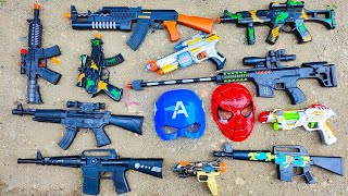 Collecting Sniper Rifles and AK47 Guns Shotgun M416 Gun Pistol Light Guns Water Gun Optimus Prime [upl. by Naghem437]