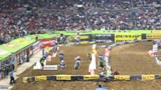 Ryan Villopoto Crash Supercross St Louis 2010 [upl. by Northway841]