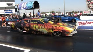 Pro Modified Drag Racing  Midwest Drag Racing Series  Saturday Eliminations [upl. by Enytsuj]