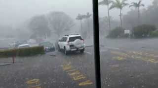 20141127 Brisbane Hail Storm Dutton Park [upl. by Kalie813]