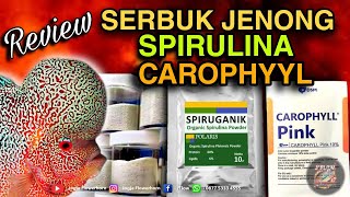 REVIEW 😍 SERBUK JENONG  SIPIRULINA  CAROPHYLL 💯 BAGUS UNTUK IKAN LOUHAN [upl. by Bledsoe]