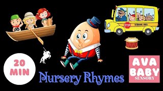 🌟 Baby Sensory Magic Relaxing Nursery Rhymes amp Soothing Scenes 🌈🎶 [upl. by Sawyere]