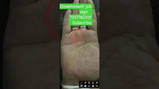 Govt job sign palmistry palmistry DevanshBhardwajm2r [upl. by Ainna561]