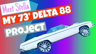 Meet Stella  1973 Delta 88 Convertible on 28’s VertLife [upl. by Yor556]