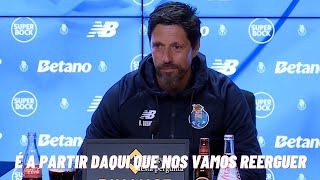 fc porto Vítor Bruno  quotÉ a partir daqui que nos vamos reerguerquot [upl. by Ignatzia547]