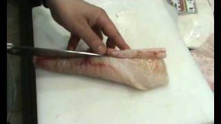 Angler filetieren  How to filet monkfish [upl. by Enitsirhc]