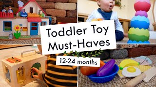 TODDLER TOY MUSTHAVES 1224 months  How to entertain a one year old [upl. by Fujio]